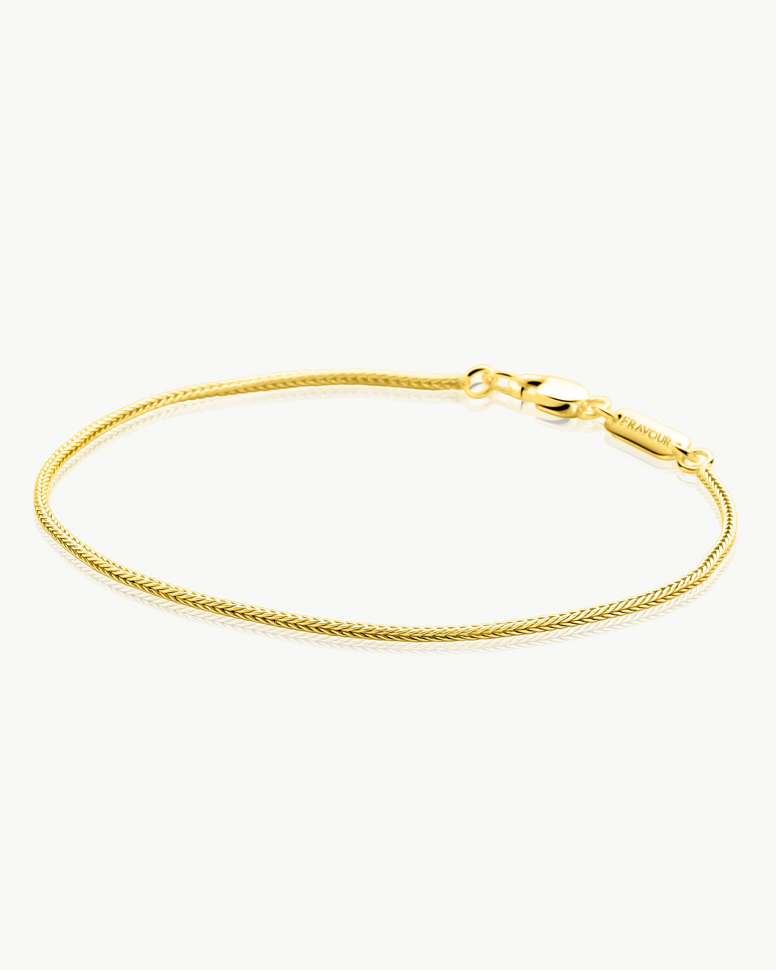 men’s foxtail bracelet gold plated – Fravour
#material_14ct Gold Plated