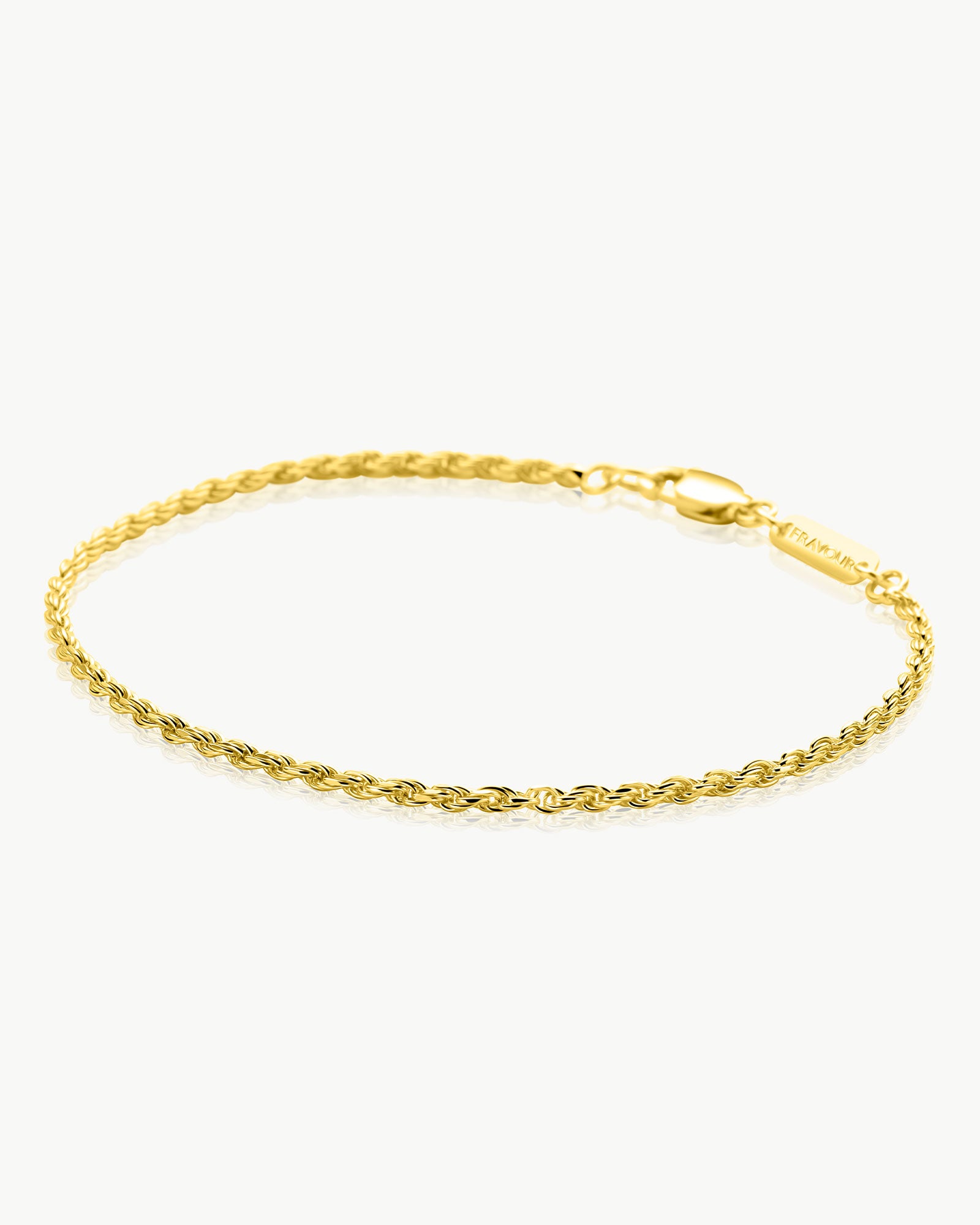 men’s rope bracelet gold plated – Fravour
#material_14ct Gold Plated