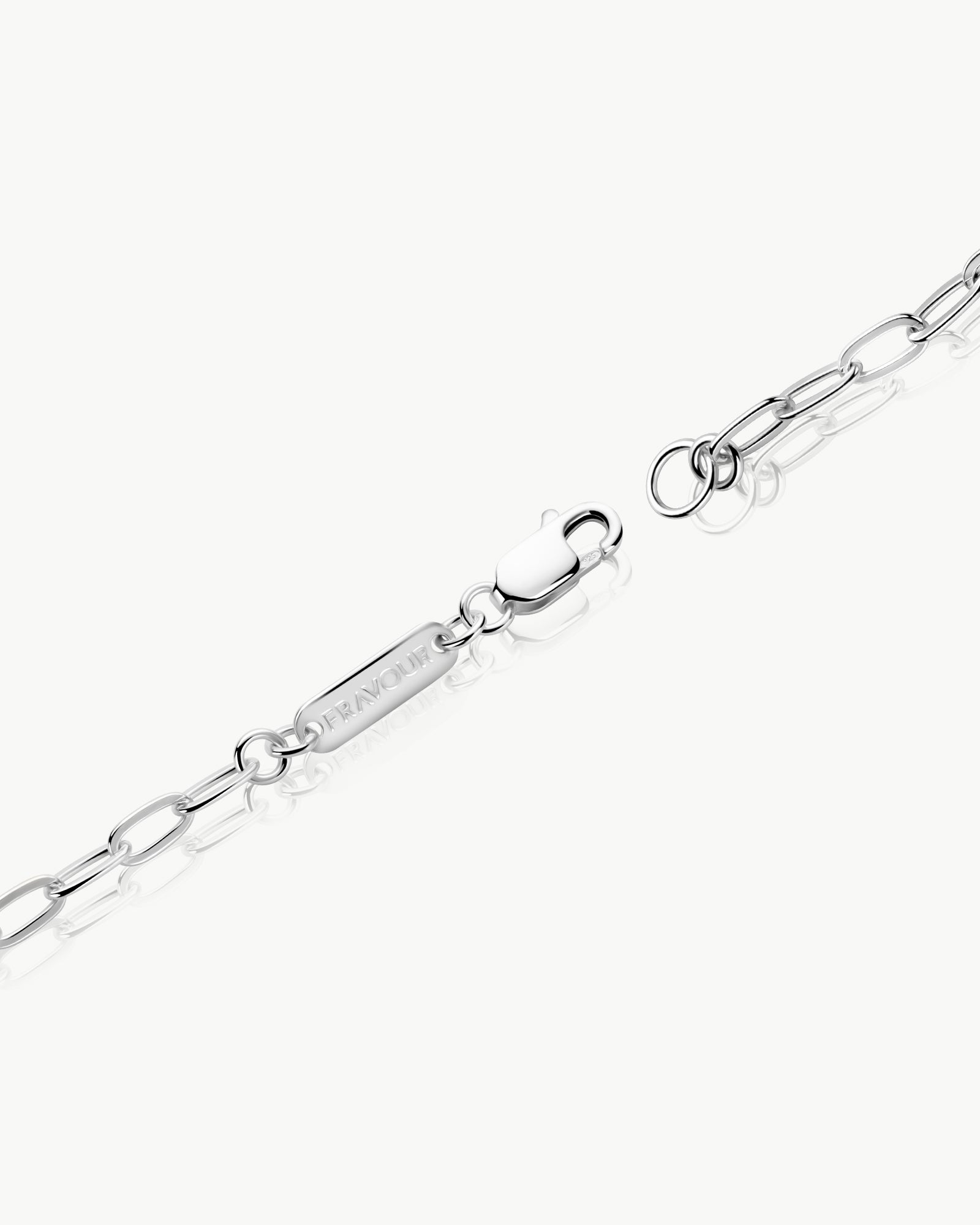 sterling silver oval chain clasp and finishing details – Fravour
#material_925 Sterling Silver