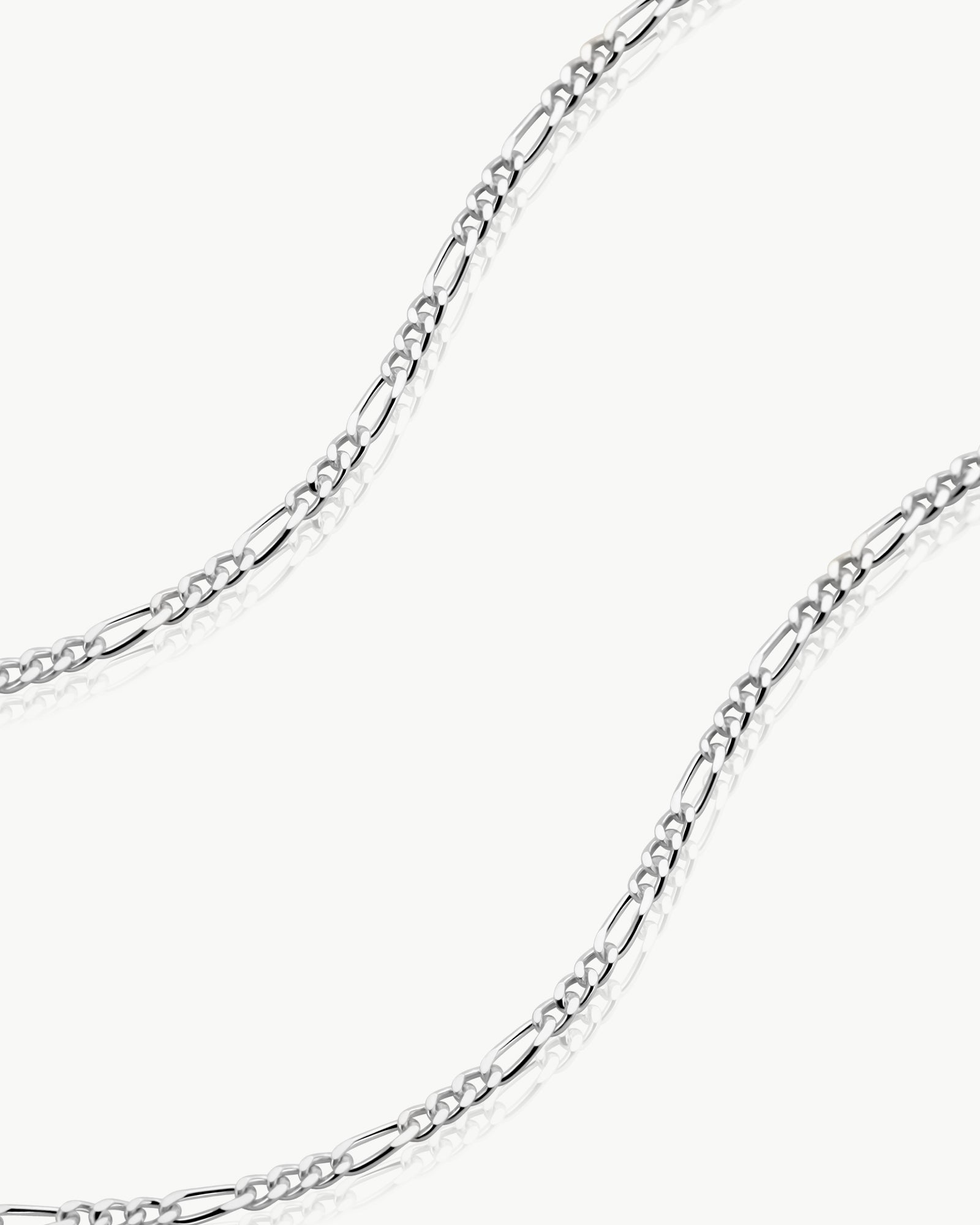 figaro chain link detail in sterling silver – Fravour
#material_925 Sterling Silver