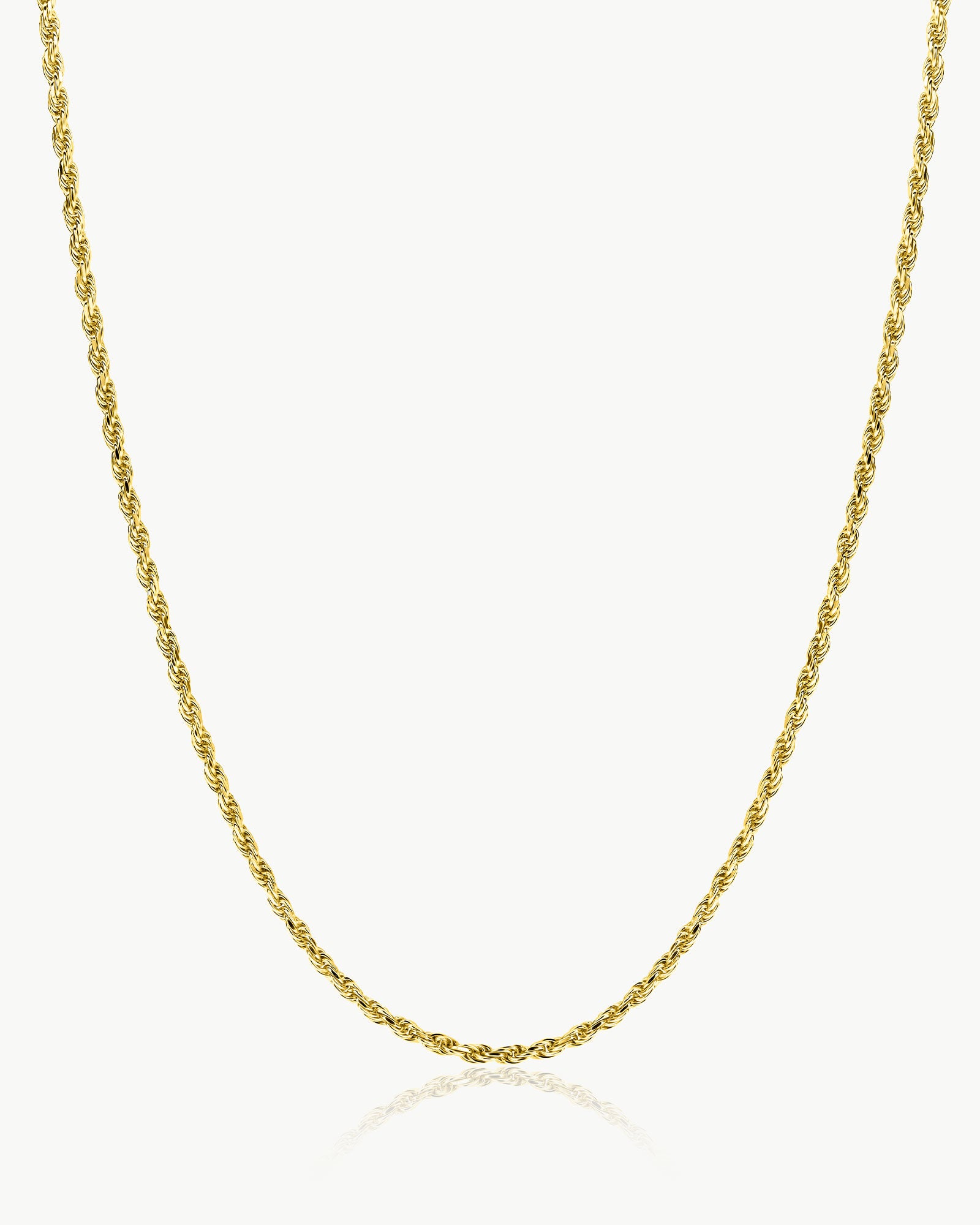 men’s rope chain necklace gold plated – Fravour
#material_14ct Gold Plated