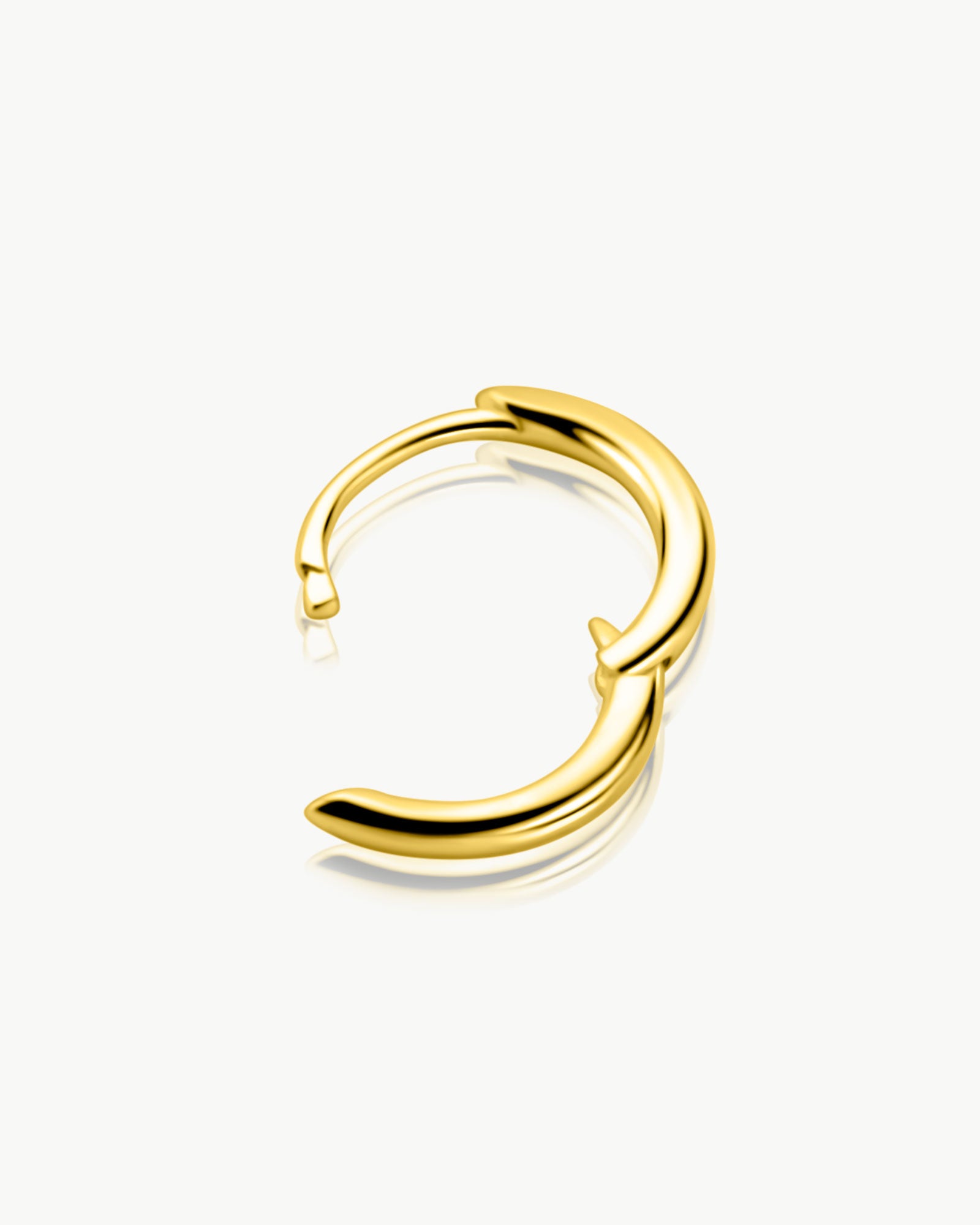 men’s medium 12mm hoop earring angled detail gold plated – Fravour
#material_14ct Gold Plated