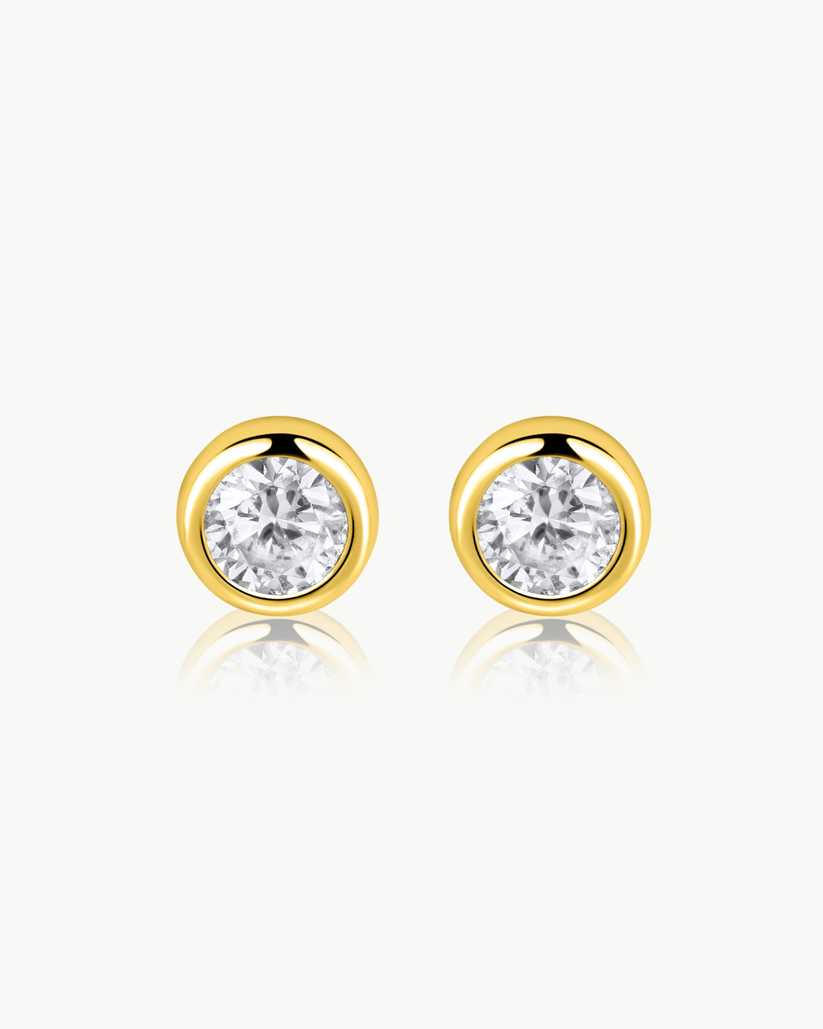 men’s round stud earrings gold plated – Fravour
#material_14ct Gold Plated