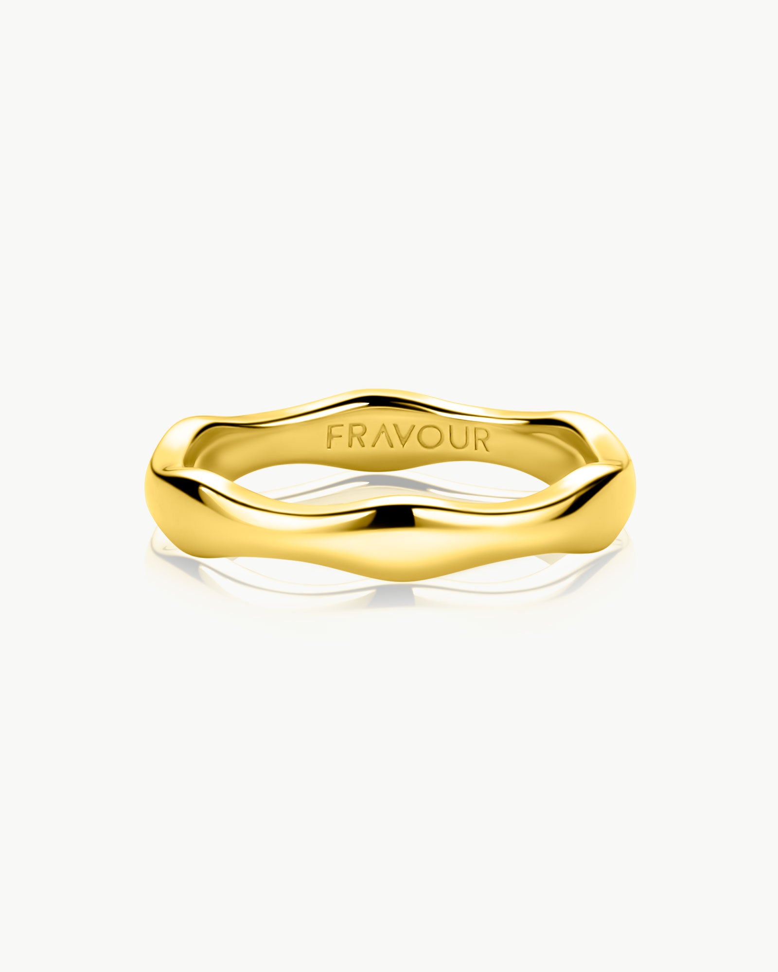 men’s wave ring gold plated – Fravour
#material_14ct Gold Plated