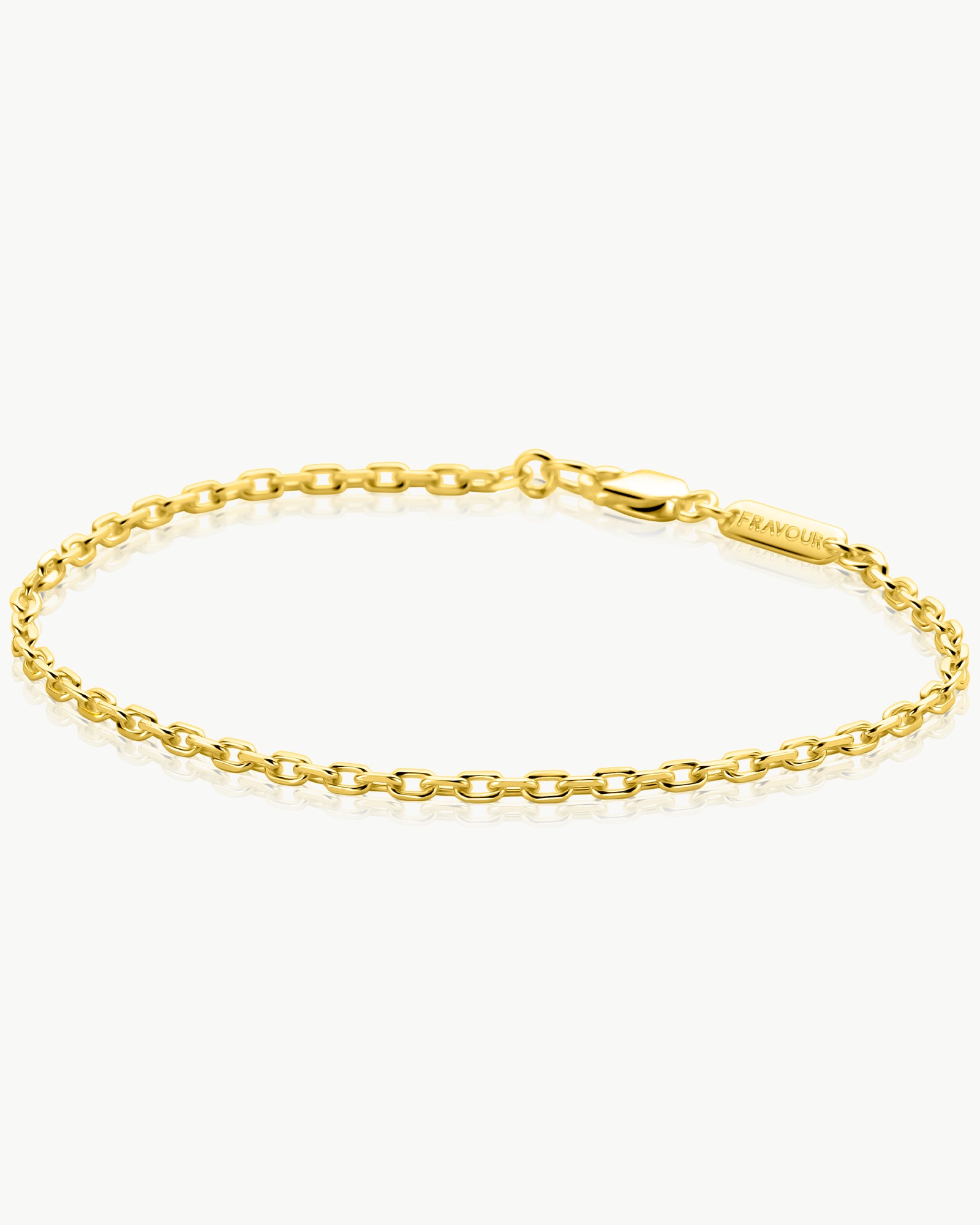men’s cable bracelet gold plated – Fravour
#material_14ct Gold Plated