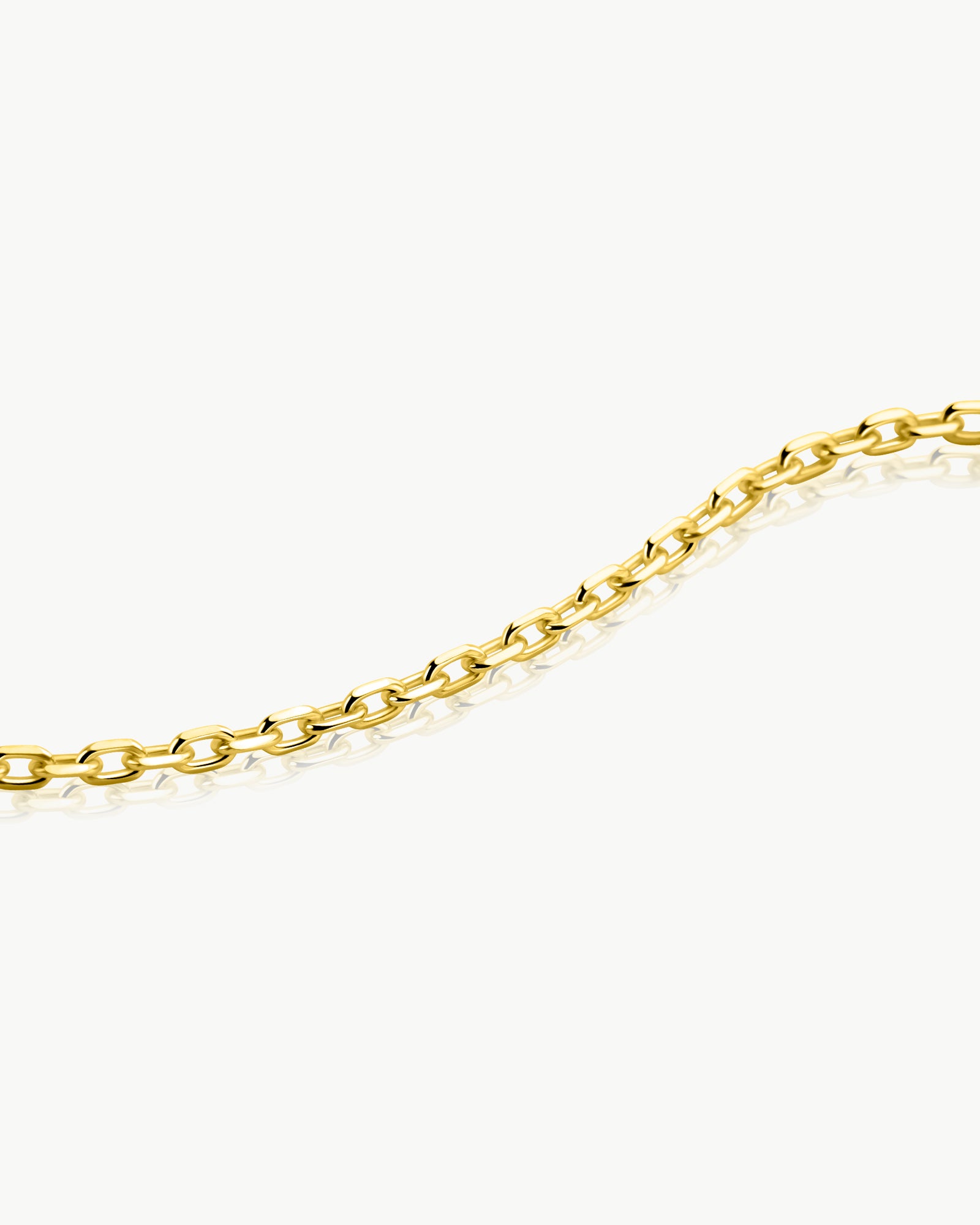 cable bracelet link detail in gold plated finish – Fravour
#material_14ct Gold Plated