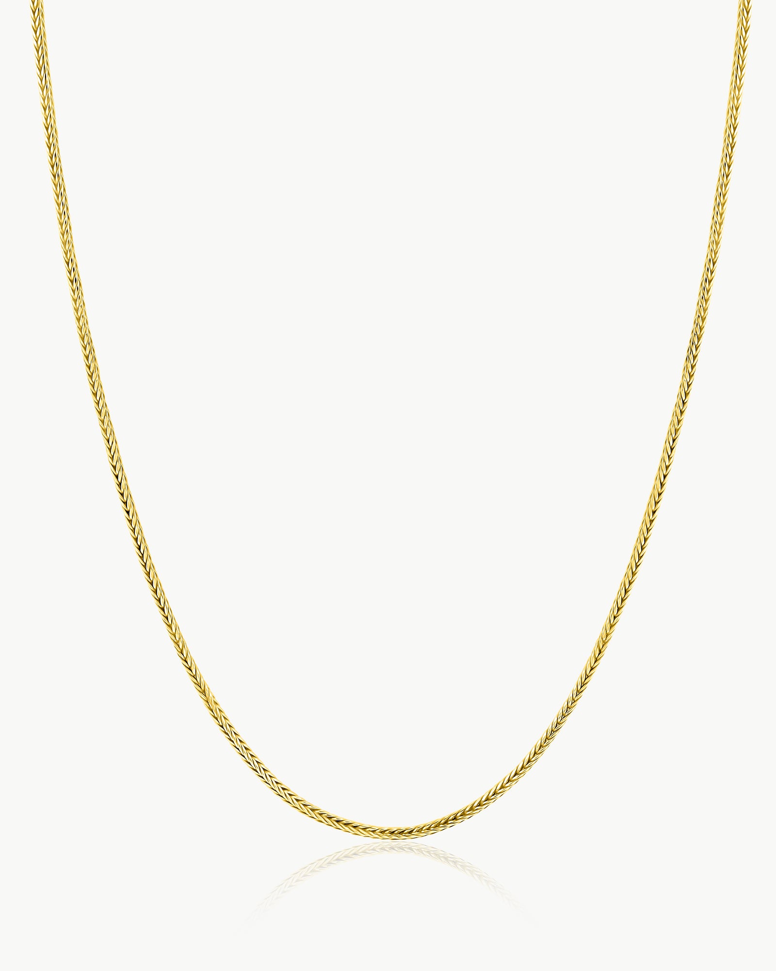 men’s foxtail chain necklace gold plated – Fravour
#material_14ct Gold Plated