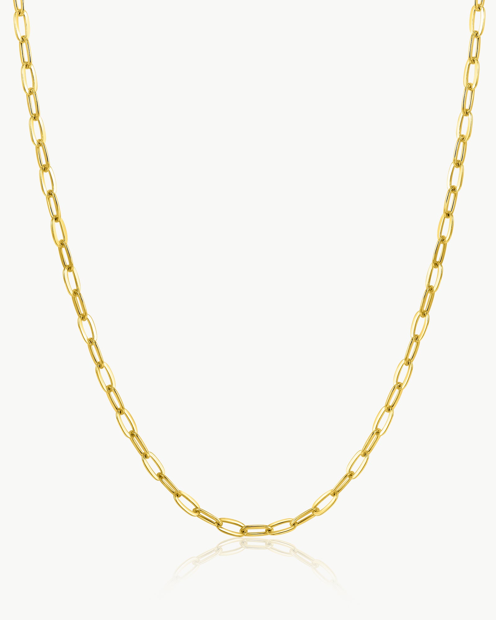 men’s oval chain necklace gold plated – Fravour
#material_14ct Gold Plated