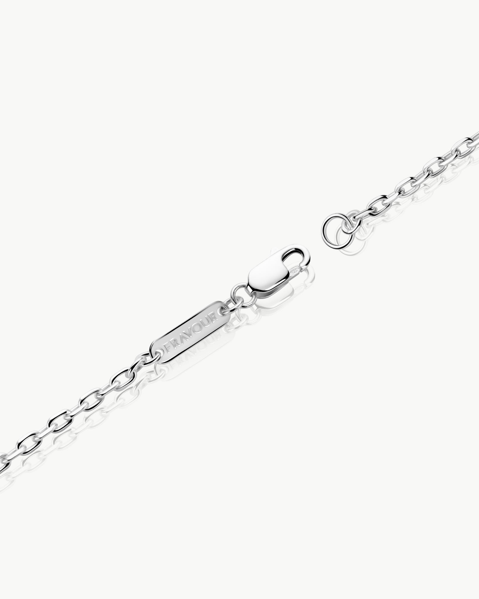 sterling silver cable chain clasp and finishing details – Fravour
#material_925 Sterling Silver