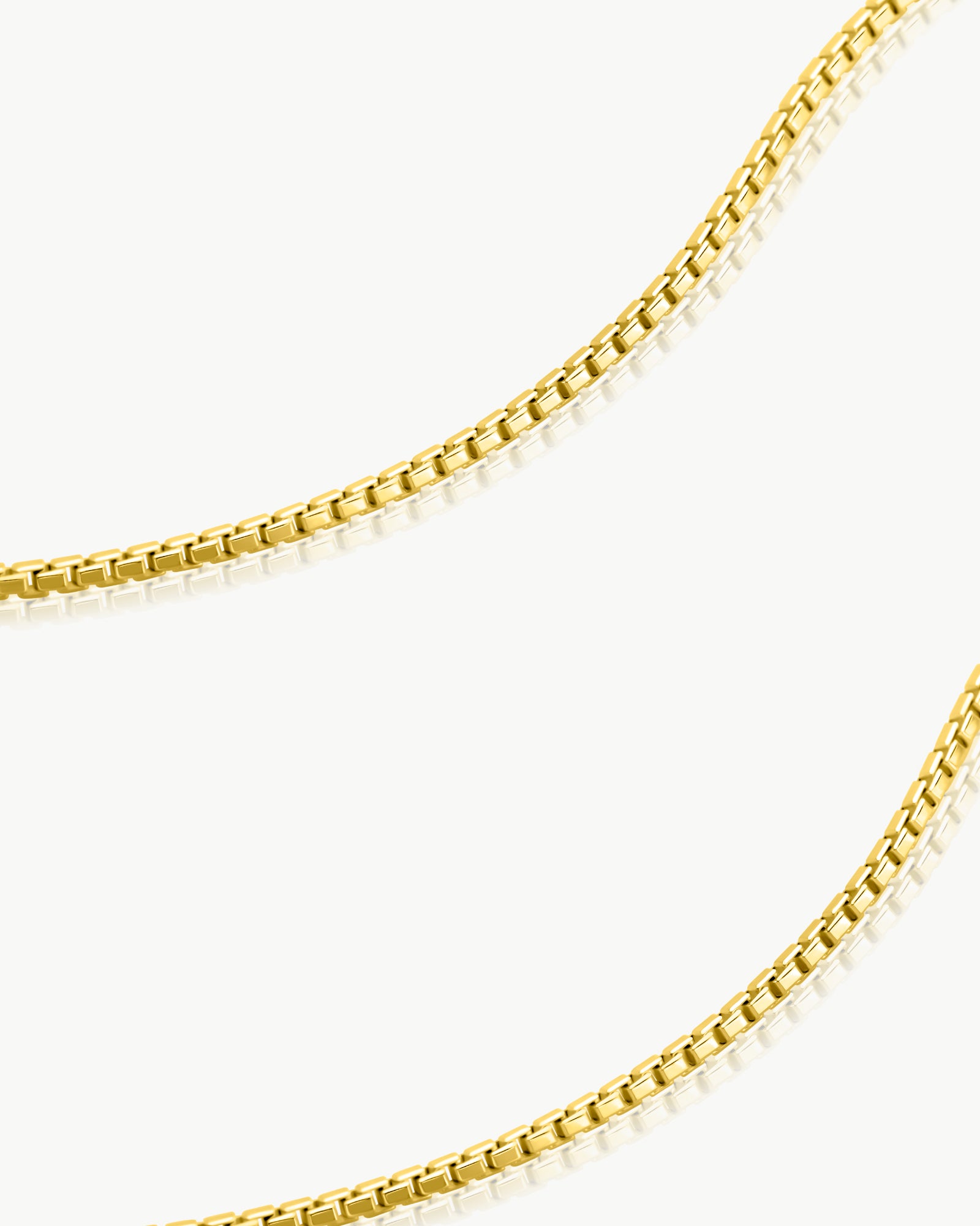 box chain link detail in gold plated finish – Fravour
#material_14ct Gold Plated