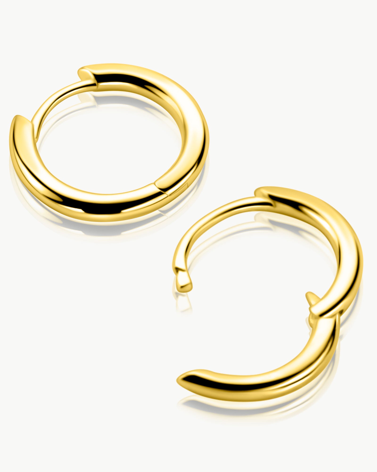 large 15mm hoop earrings angled detail gold plated – Fravour
#material_14ct Gold Plated